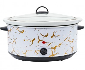 VSC01MB Putih Penanak Perlahan Slow Cooker dengan Motif Marmer